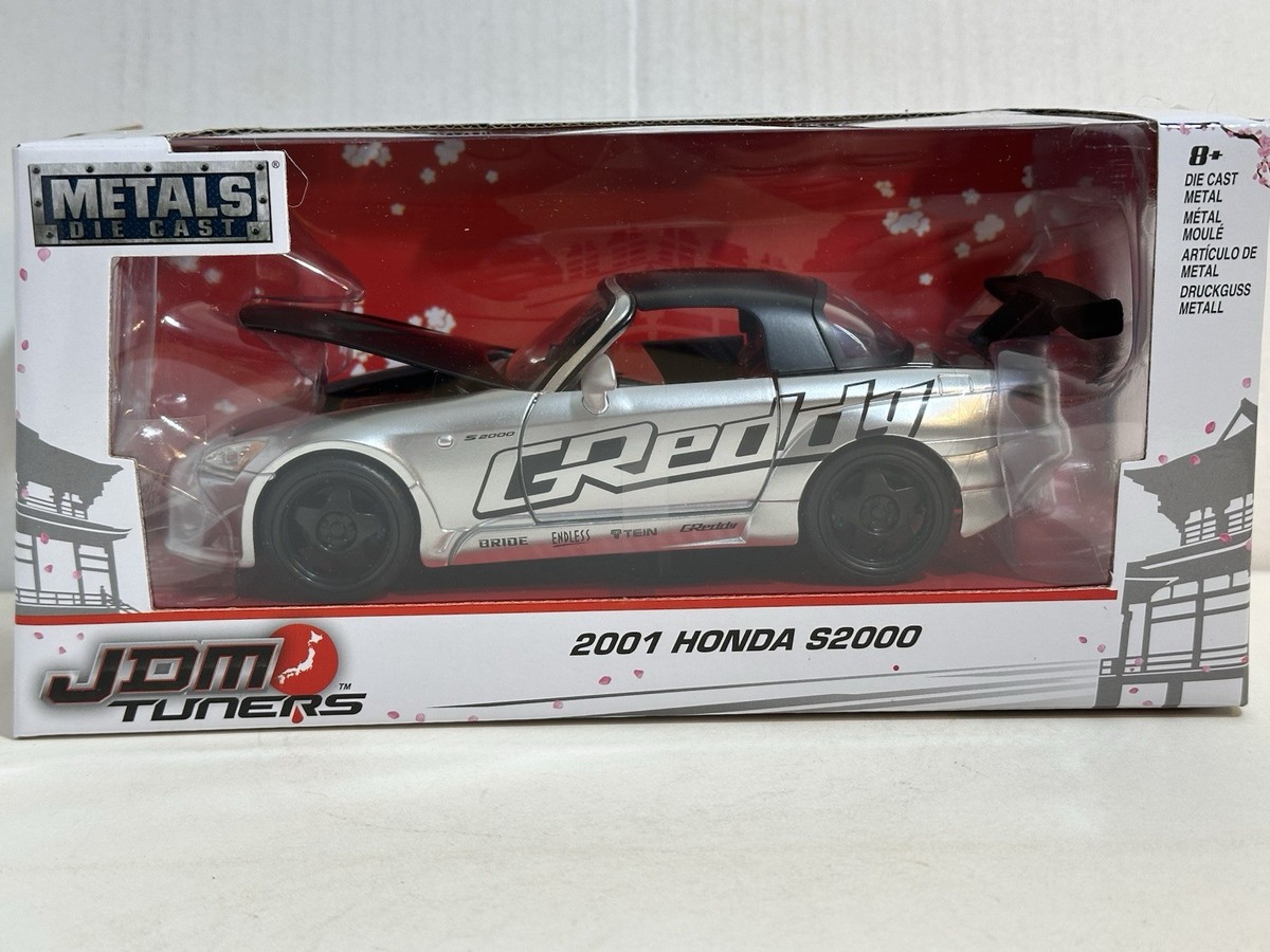 エブロ ホンダ S2000 1/24 ミニカー シルバー Honda S2000 (AP1) 1999 シルバーストーンメタリック (ミニカー
