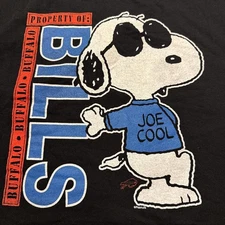 Buffalo Bills NFL Cartoon Remake Design Peanuts Black T shirt HN3486