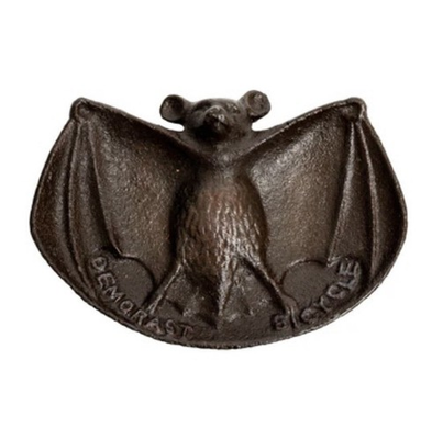 #ad #ad Demorast Bicycles Cast Iron Bat Ashtray Coin Dish 3” x 5” Advertising $25.00
