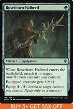 Throne of Eldraine #175 Rosethorn Halberd