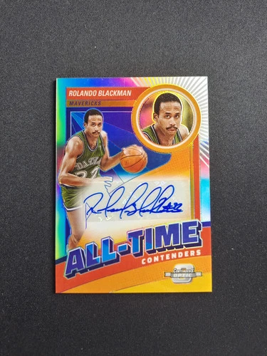 2023-24 Panini Contenders Optic Rolando Blackman /125 All-Time Auto Silver XV44