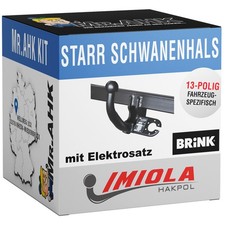 Für BMW 3er F34 Gran Turismo 13-14 Anhängerkupplung starr + 13pol spezifisch