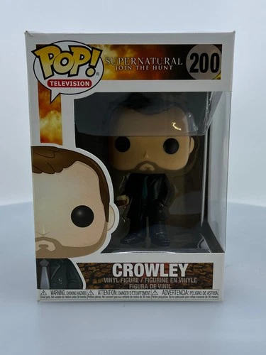 Funko POP! Television Supernatural Crowley #200 Vinyl Figure DAMAGED BOX