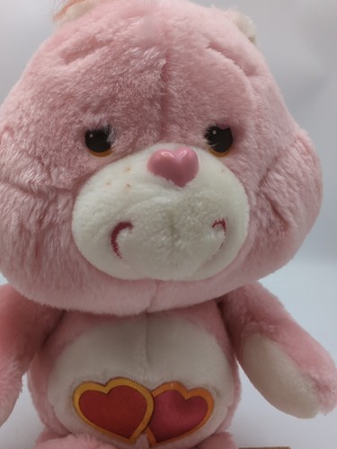 Lote de peluches vintage 1983 Care Bears Love a Lot, Bedtime & Cheer Bear - Imagen 8 de 23