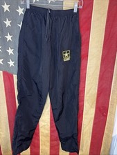 XSmall Regular APFU Pants Army Black Gold PT Physical Fitness Pants Unisex B331