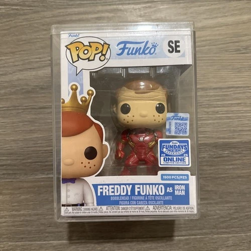 Funko Pop! Vinyl: Funko - Freddy Funko as Iron Man 1500 PCS w/ Hard Stack