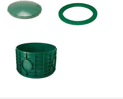 Tuf-Tite Bundle Riser, Domed Lid & Adapter Ring for Septic Tank (12 Inch High Ri