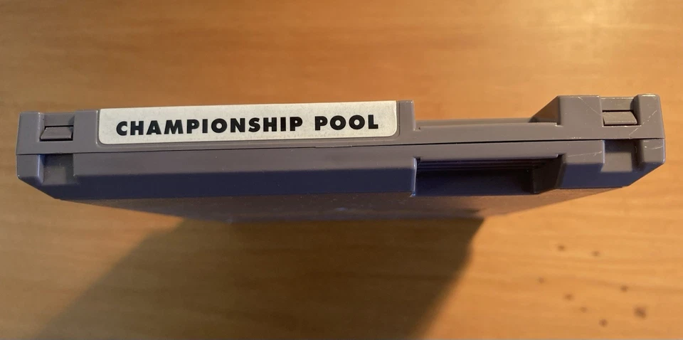 NES ~ CHAMPIONSHIP POOL ~ Nintendo Game 3 Screw NES-P3-USA Game Cart Only NTSC - Image 3 of 4