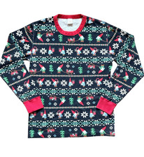 HANNA ANDERSSON Pajama Top Sz M Gnome Sweet Gnome Christmas Long Sleeve