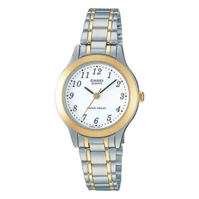 Casio LTP-1128G-7BRDF Stainless Steel Women's Two Tone Analog