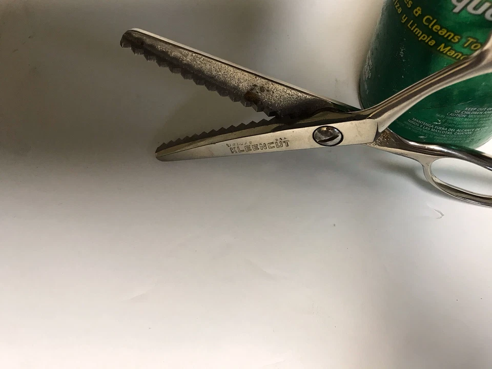 “Vintage Pinking Shears Kleencut Deluxe Scissors USA 1950's - 60's - Image 4 of 4