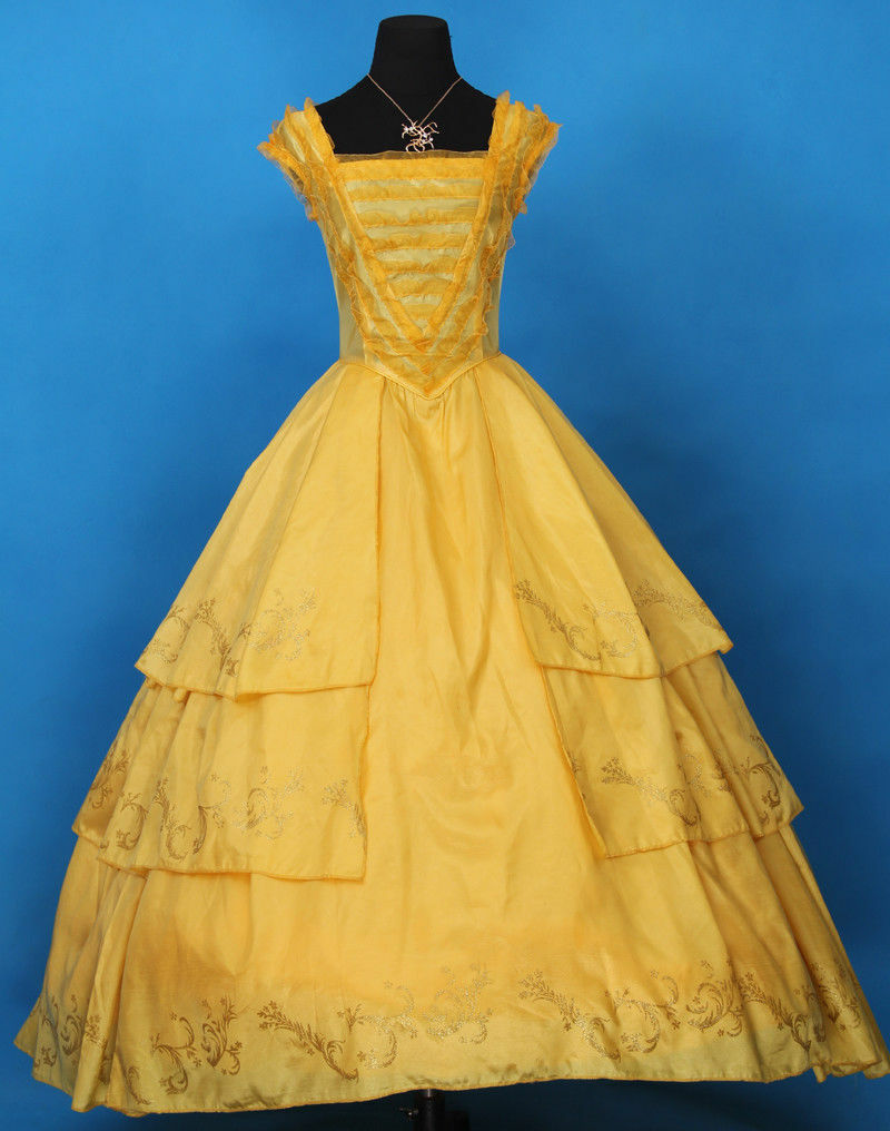 Emma Watson Vestido Amarillo Bella Y Bestia Belle Dress 2020