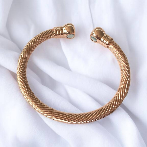 PREMIUM MAGNETIC COPPER TORQUE BANGLE/BRACELET ARTHRITIS PAIN RELIEF HEALTH - Picture 2 of 3