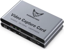 4K HDMI Video Capture Card for Streaming,4k@60hz,HDR VRR Passthrough low latency