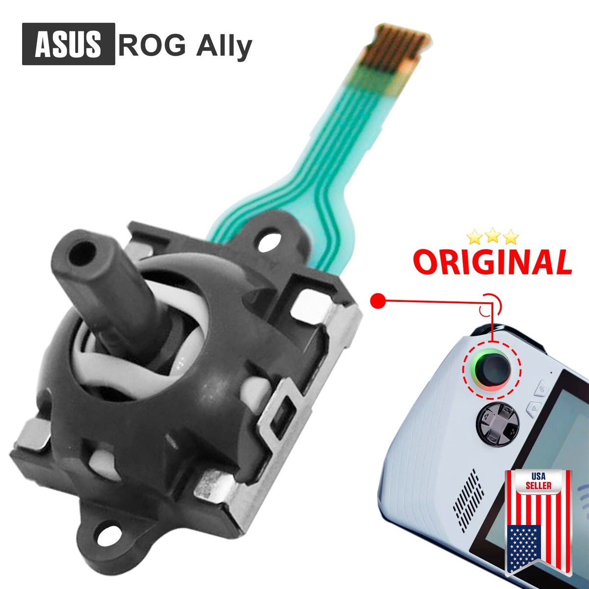 Original FOR ASUS ROG ALLY Joystick Replacement High Quatlity USA