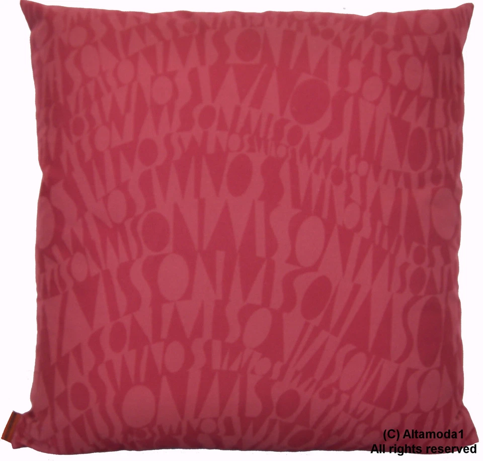 FUNDA DE COJÍN MISSONI GRAFFITI LOGO PERCAL 16x16" TINTES ECOLÓGICOS HARRY T56 Foto 4 de 4