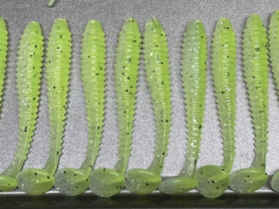 3.5  Paddle Tail Swimbait Soft Plastic Keitech Style Perch Walleye Bass 8pk