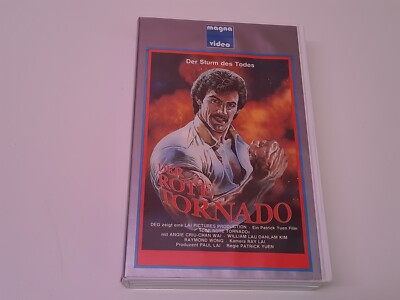 Der rote Tornado 1978 VHS German PAL Video Wong Lee Der Mann mit der Todesfaust