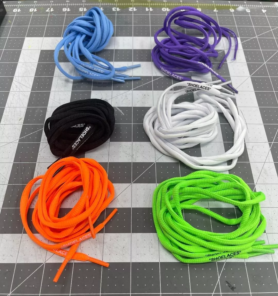 Rettidig Imperialisme Læs Off White Inspired &#034;SHOELACES&#034; Oval Laces for Nike Presto, Air  Max, Vapormax | eBay