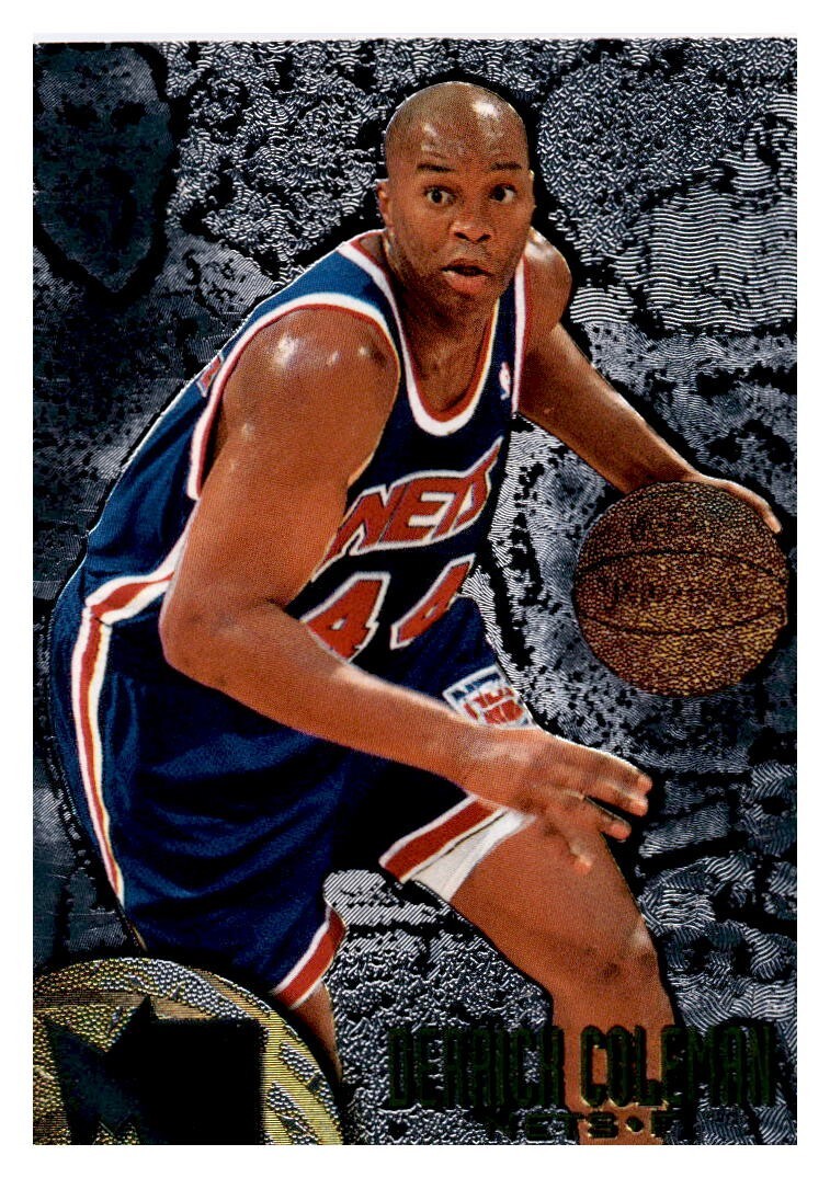 1995-96 Fleer Metal Silver Derrick Coleman #70 - New Jersey Nets