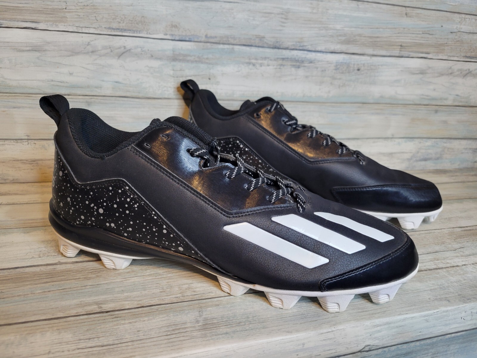 Adidas Adizero Black Football Cleat Men's 12 Baseball