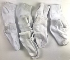 Jefferies Socks, Seamless White Half Cushion Socks, 9-Pack Toddler Size 9-13.5