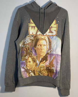 Star Wars Han Solo Princess Leia Chewbacca Hoodie Size XS