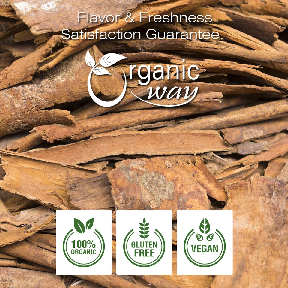 Palitos de canela Organic Way True Ceylon - orgánicos, kosher y certificados por el USDA Foto 4 de 4