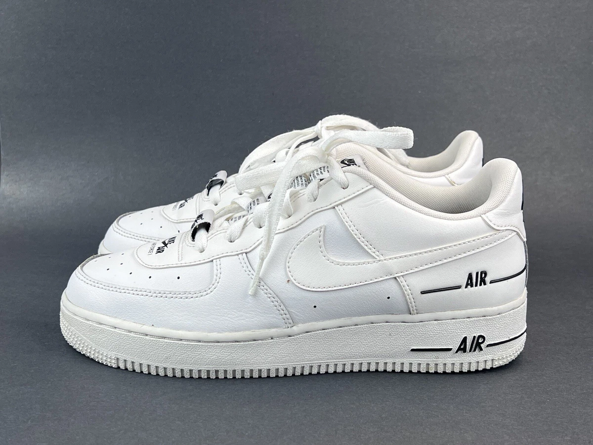 Nike Air Force 1 LV8 3 White Black (GS) Kids' - CJ4092-100 - US