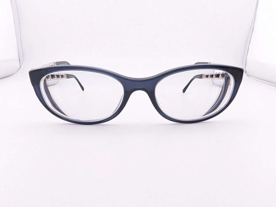 Gafas Chanel, solo monturas, 3268-Q 1390 azul, 51-17-135, plástico, Italia Foto 2 de 4