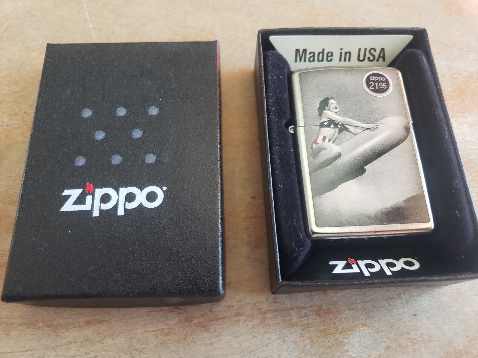 Zippo Lighter 28461 Rocket Girl NEW IN BOX