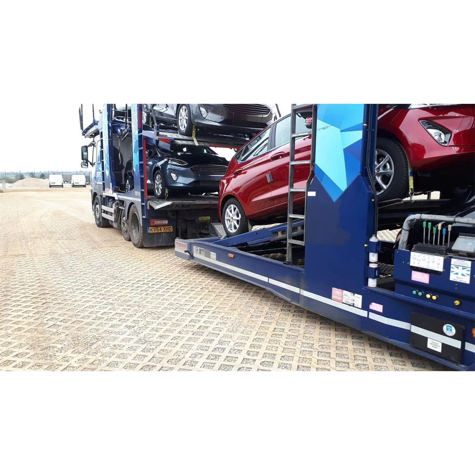 hanit Rasengitter Steine Recycling Kunststoff BxTxH: 60x40x8cm grau 12 Stück - Bild 3 von 4