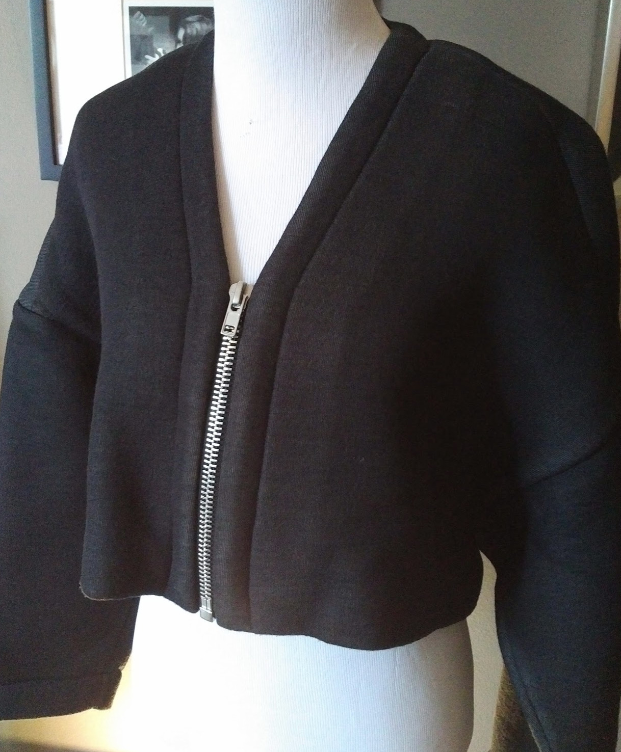 Rare Helmut Lang Charcoal Grey Athleisure Jacket Sample