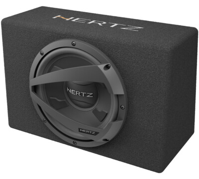 Hertz DBX25.3 25cm 10'' Subwoofer Bass im Gehäuse KFZ Auto 