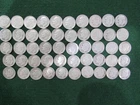 1950-1959 Roosevelt Silver Dimes Roll of 50 - Lot10