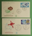 DR WHO 1970s FRENCH ANTARCTIC FSAT 2 FDC SPACE CACHET w29817