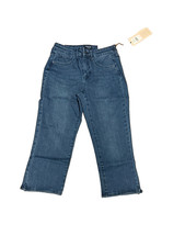 Capri Jeans Women NYDJ Curves 360 Stretch Mid Rise Slimming Denim Size 4 NWT