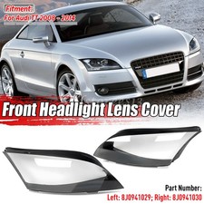 Für AUDI TT 8J 2008-14 SCHEINWERFERGLAS STREUSCHEIBE ABDECKUNG KLAR RECHTS LINKS