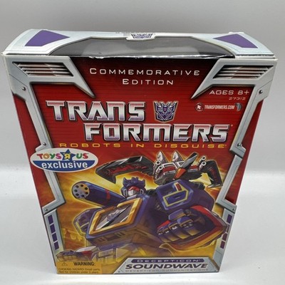 Transformers Robots in Disguise Toys R Us Exclusive Commemorative Soundwave NISB
