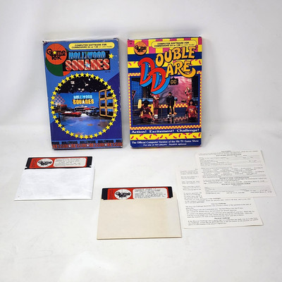 Hollywood Squares + Double Dare (Commodore 64 C64) CIB