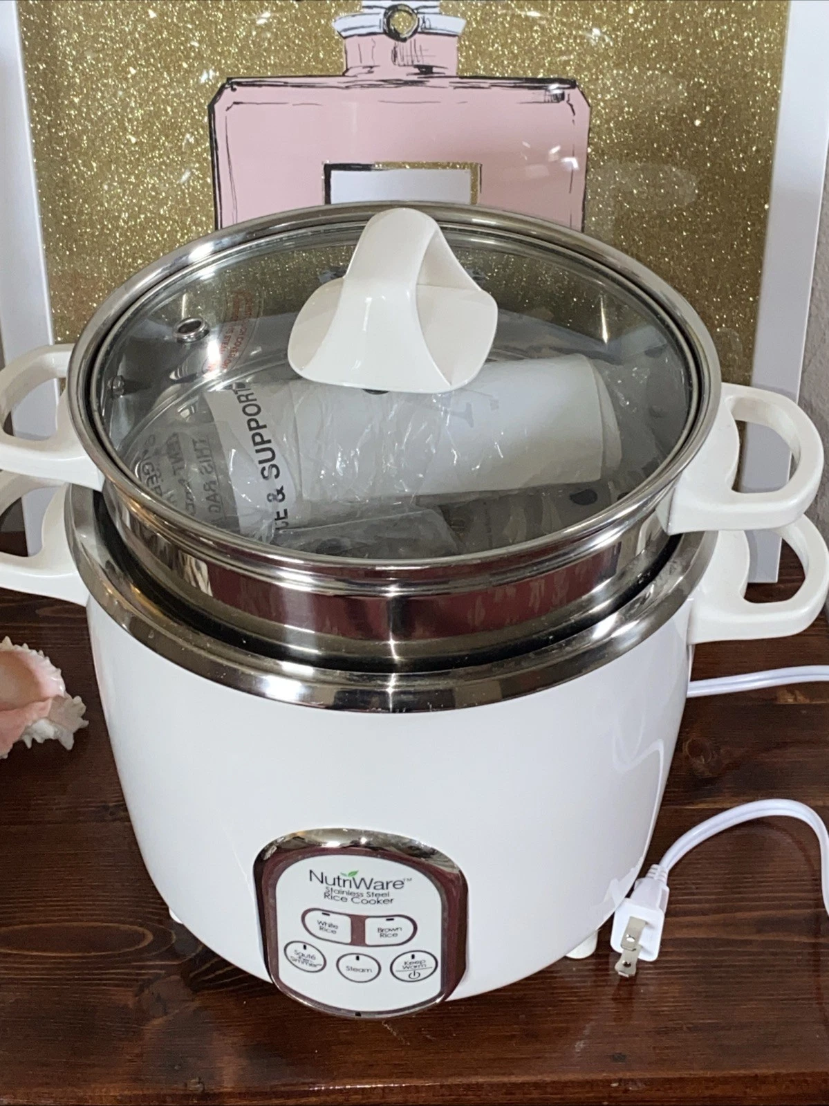 AROMA NRC-687SD NutriWare Digital Rice Cooker and Food Steamer