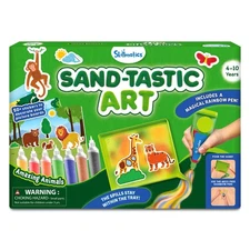 Skillmatics Sand Art Activity - Mess-Controlled DIY Animal Craft Kit with 50+...