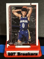 2025-26 Topps Basketball Jeremiah Fears RC Rookie Base Pelicans