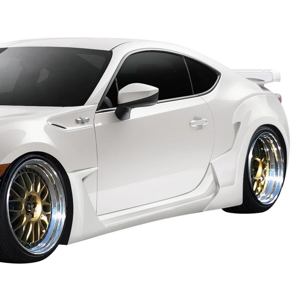 For Scion FR-S 13-16 Duraflex W-1 Style Fiberglass Rear Fender Flares Unpainted Foto 4 de 4