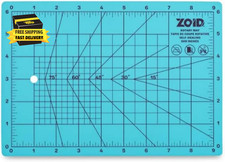 9" X 6" Self-Healing Cutting Mat, PVC Grid Mat, Crafting and Sewing Mat for Mult