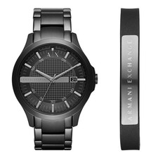 Image of ARMANI EXCHANGE AX7101 46mm Black Men's Metal Watch