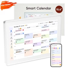 15.6'' Digital Calendar WiFi Smart Electronic Desk/Wall Touchscreen Office &home