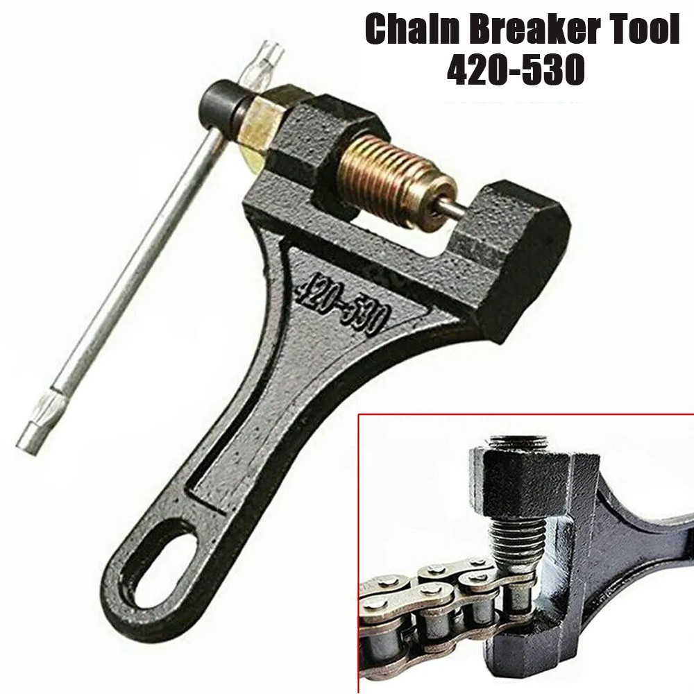 (New) Universal Heavy Duty Chain Breaker Tool 420 530 Chain Motorcycle bike - US (8.20 USD)