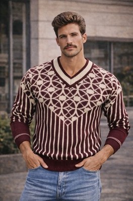 Original BMW Pullover Gr XL Sweater Strick Knit Vintage  80er  M Power 90s