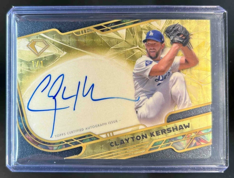 2025 Topps Diamond Icons Clayton Kershaw Chrome Auto SuperFractor #1/1 Dodgers